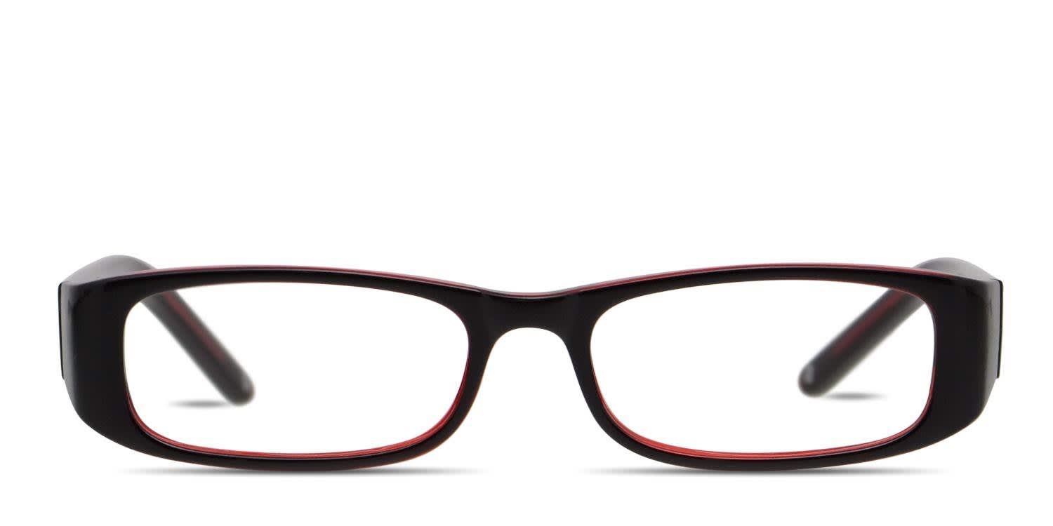Muse x Transitions Karri Black, Red glasses - Shiny Black / Red - Frontal View