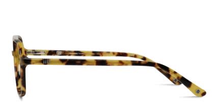 Muse Auster Tortoise, Yellow glasses - Tortoise / Yellow - Side View