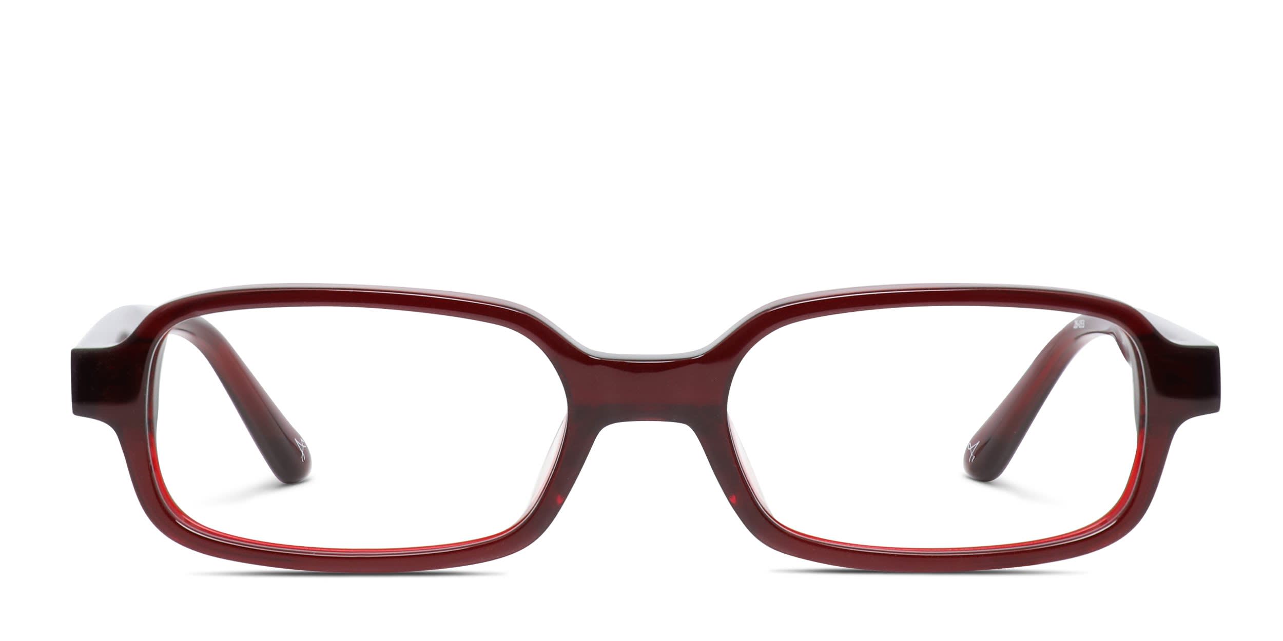 Amelia E. Brilliant Red glasses - Red - Frontal View