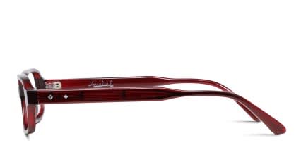 Amelia E. Brilliant Red glasses - Red - Side View