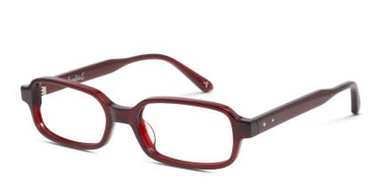 Amelia E. Brilliant Red glasses - Red - Angle View