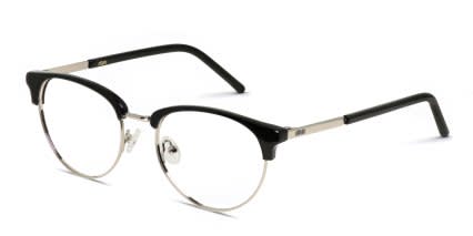 Ottoto Osorio Shiny Black, Silver glasses - Black / Silver - Angle View