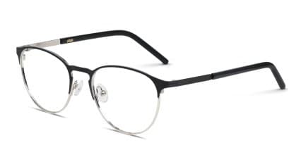 Ottoto Sandra Black, Silver glasses - Black / Silver - Angle View