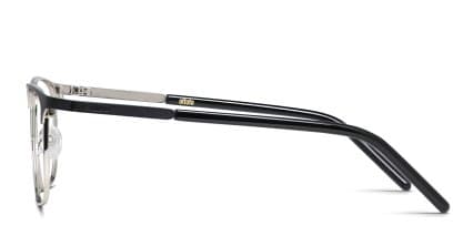 Ottoto Santos Black, Silver glasses - Black / Silver - Side View