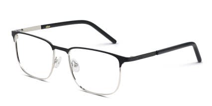 Ottoto Santos Black, Silver glasses - Black / Silver - Angle View
