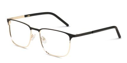 Ottoto Santos Black, Gold glasses - Black / Gold - Angle View
