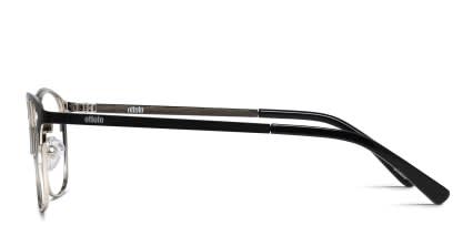 Ottoto Canton Black, Silver glasses - Black / Silver - Side View