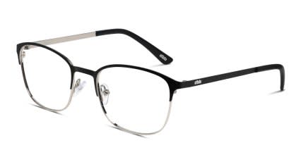 Ottoto Canton Black, Silver glasses - Black / Silver - Angle View