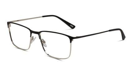 Ottoto Lucius Black, Silver glasses - Black / Silver - Angle View