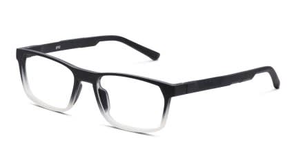 Revel Fin Black, Clear glasses - Black / Clear - Angle View