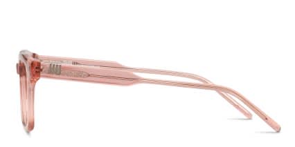 Muse Toppin Pink, Clear glasses - Pink / Clear - Side View