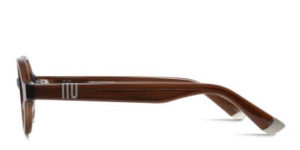 Muse x Transitions Pacific Brown glasses - Brown - Side View