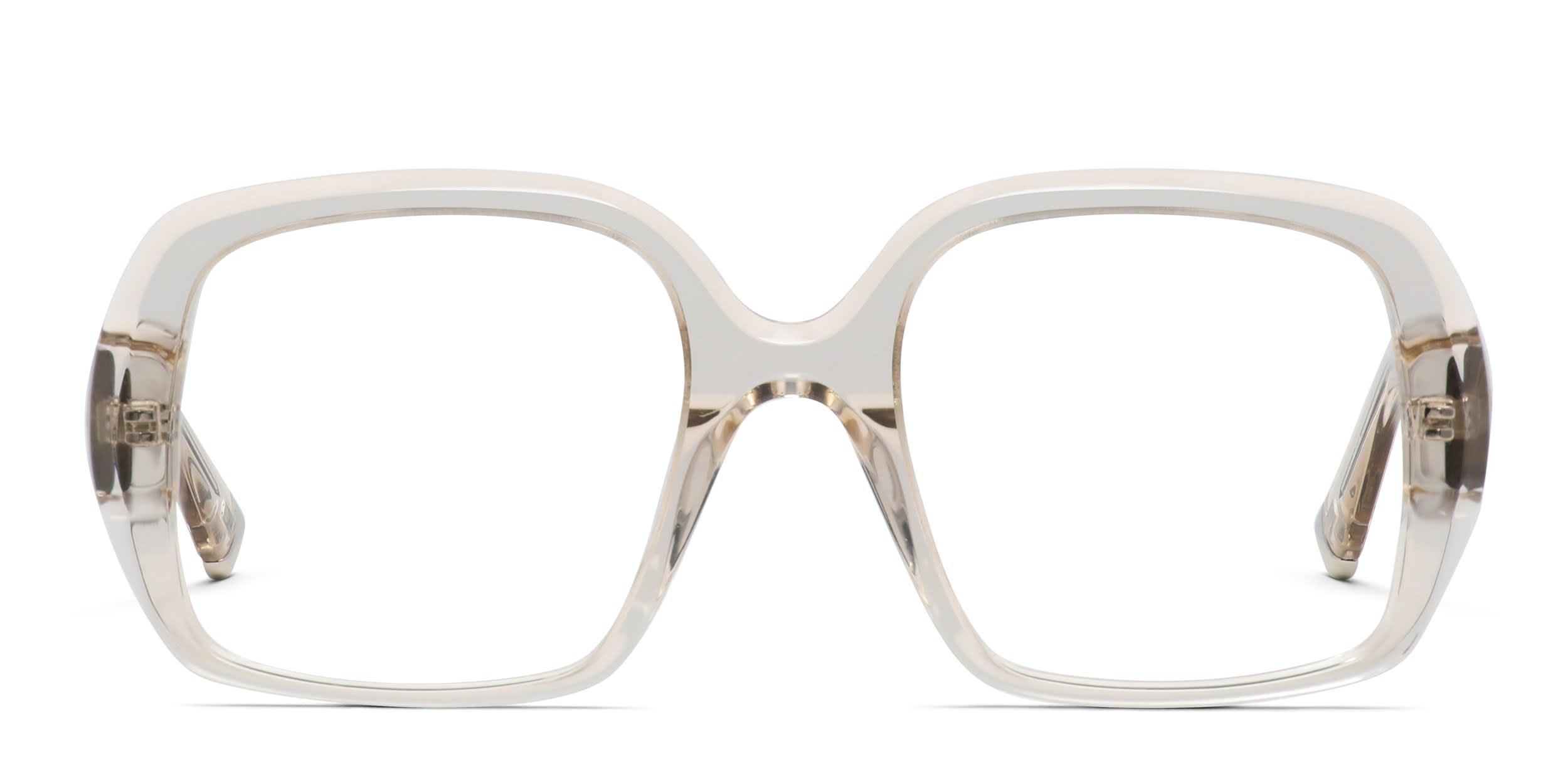 Muse x Transitions Del Mar Beige, Clear glasses - Beige / Clear - Frontal View