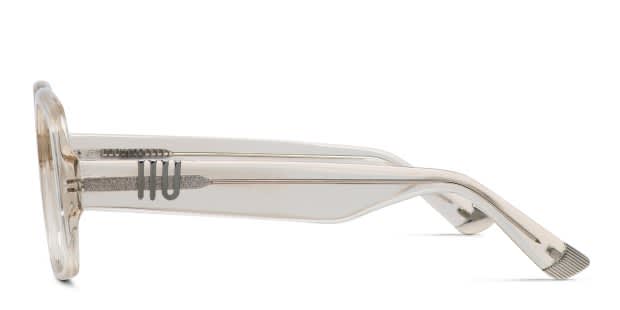 Muse x Transitions Del Mar Beige, Clear Prescription Eyeglasses