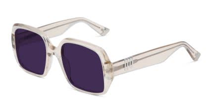 Muse x Transitions Del Mar Beige, Clear glasses - Beige / Clear - Angle View