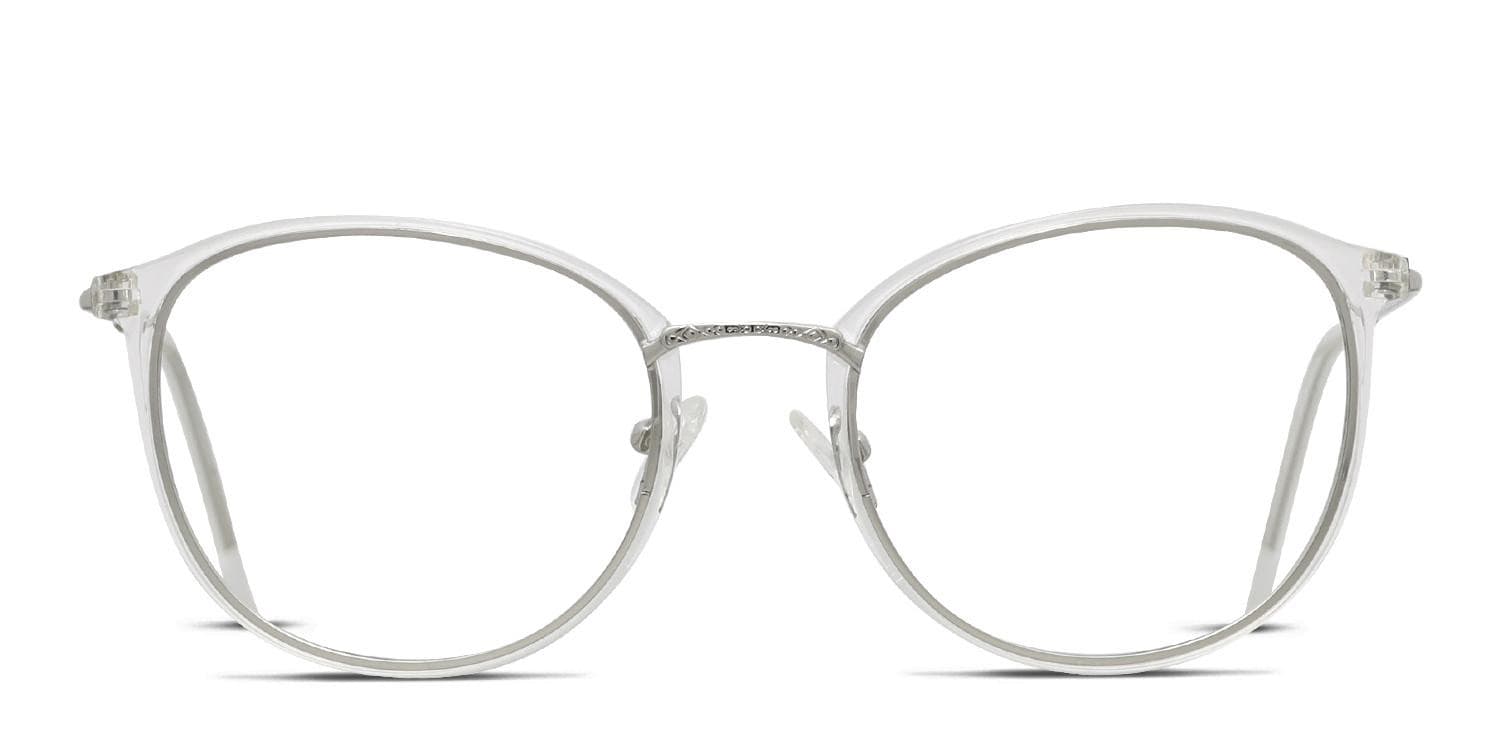 Ottoto Bellona Clear/Silver Eyeglasses | Includes FREE Rx Lenses