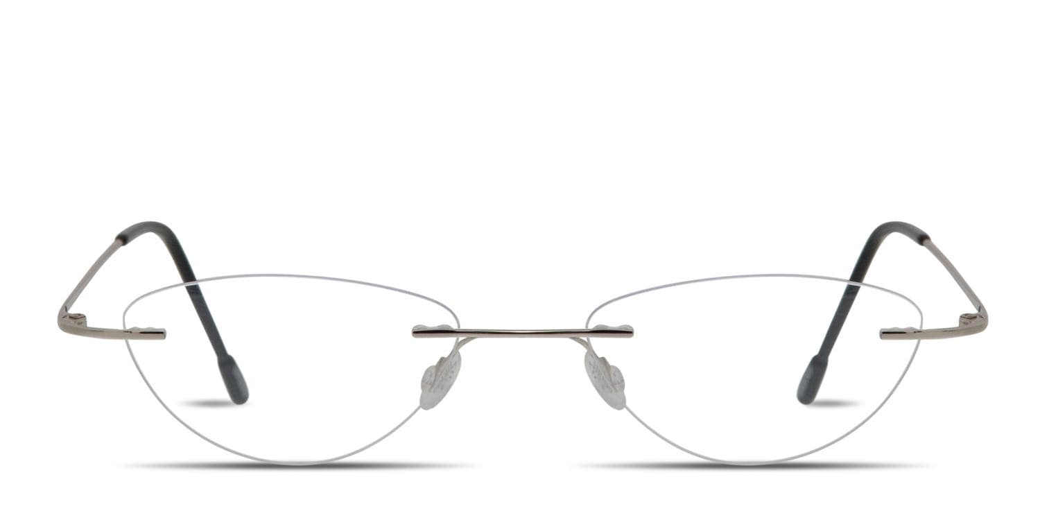 Alastor Silver glasses - Silver - Frontal View