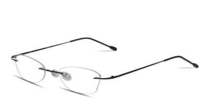 Kingsley Black glasses - Black - Angle View