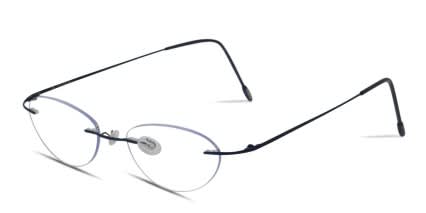 Charles Blue glasses - Blue - Angle View