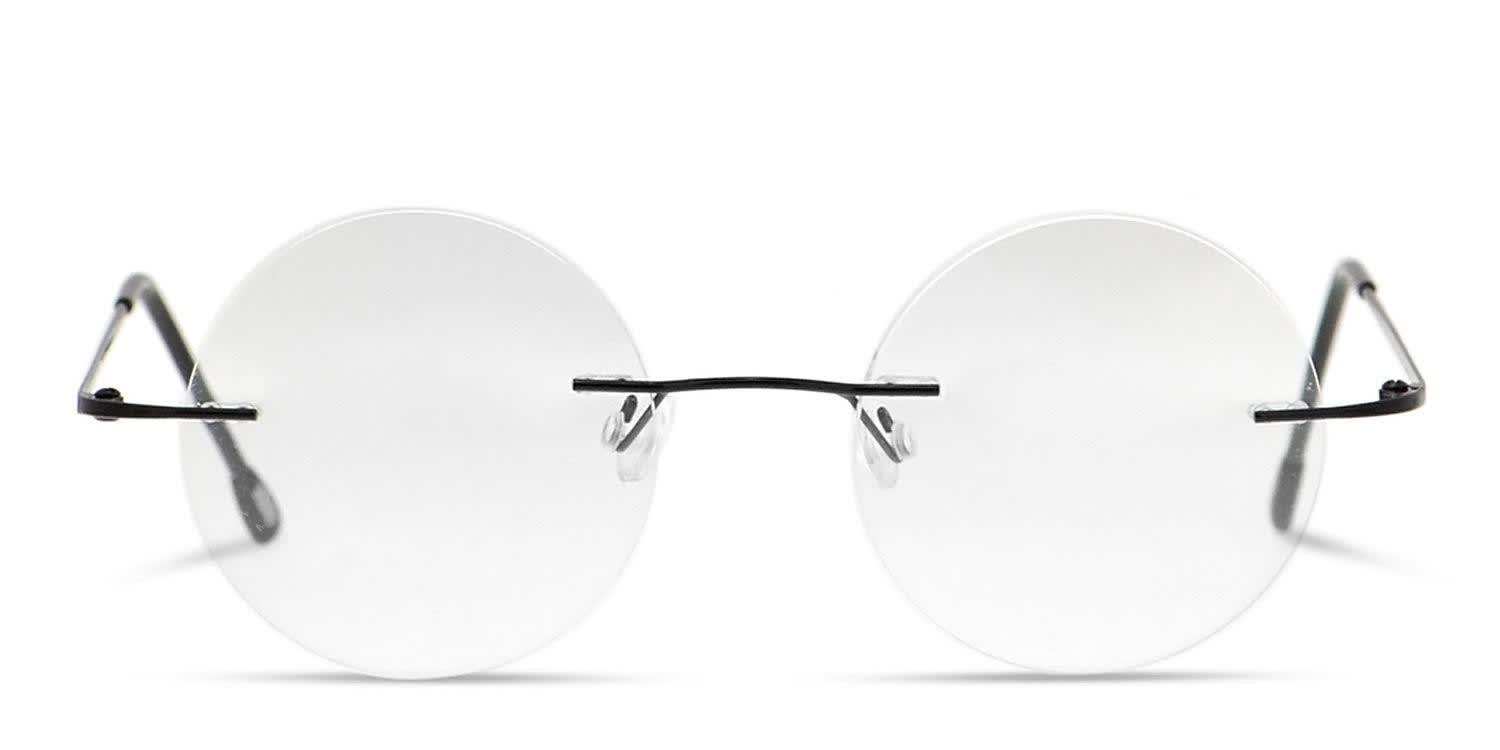 Fred Black glasses - Black - Frontal View
