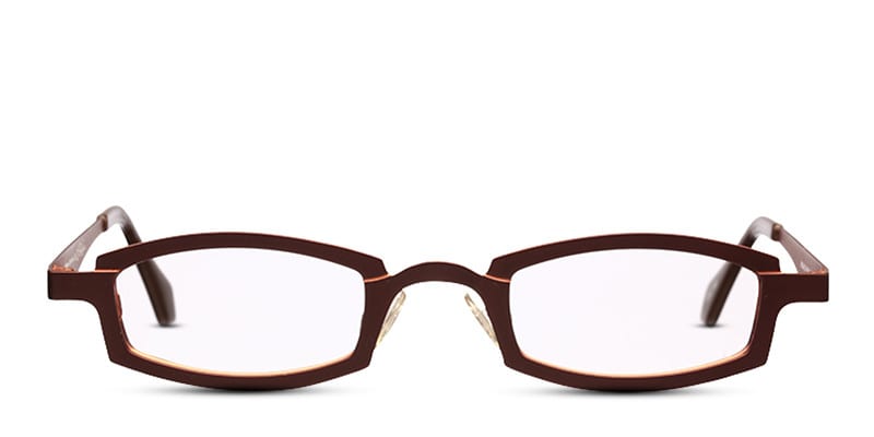 OGI 4012 Chocolate Brown glasses - Brown - Frontal View