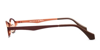 OGI 4012 Chocolate Brown glasses - Brown - Side View