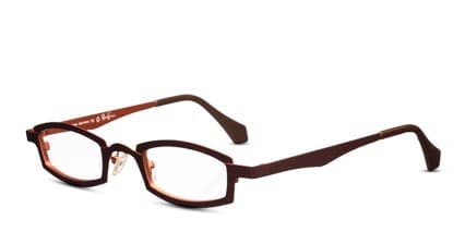 OGI 4012 Chocolate Brown glasses - Brown - Angle View