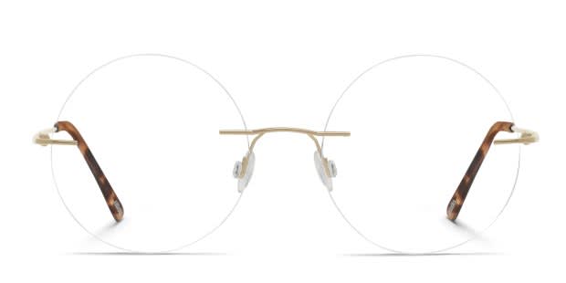 TOD'S ハタフライフレムメカネ TO5258 090 Fred Gold Eyeglasses | Includes FREE Rx Lenses