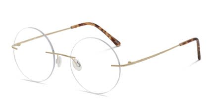 Ottoto Fred Gold glasses - Gold - Angle View