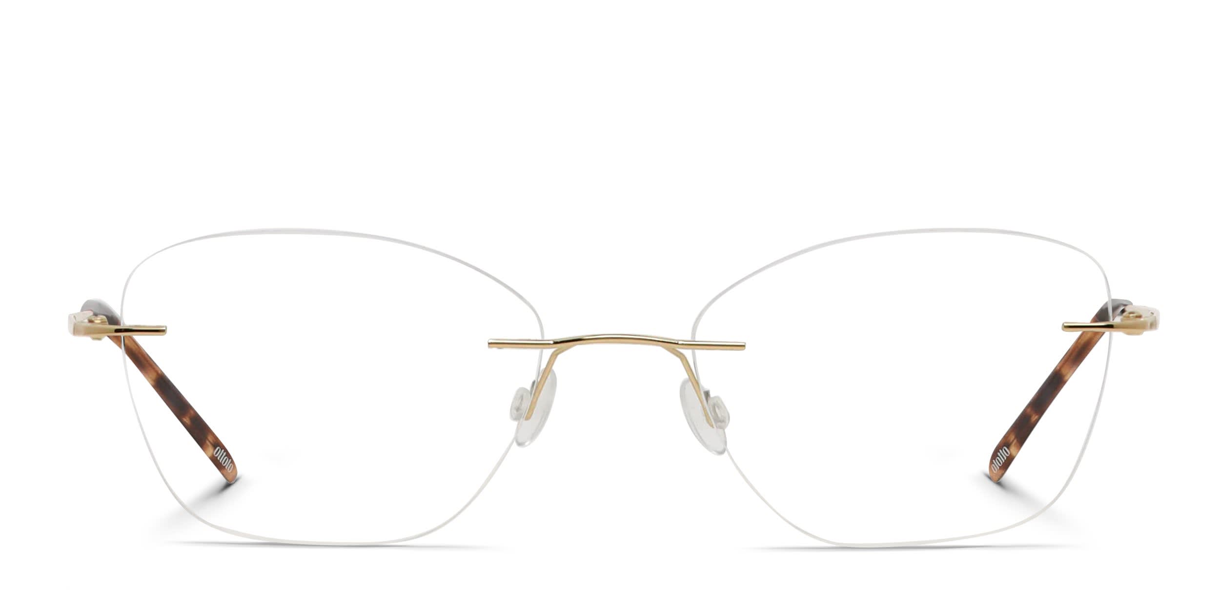 Ottoto Leggera Gold glasses - Gold - Frontal View