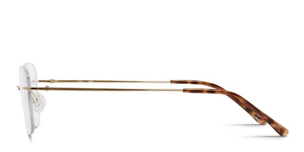 Ottoto Leggera Gold Prescription Eyeglasses