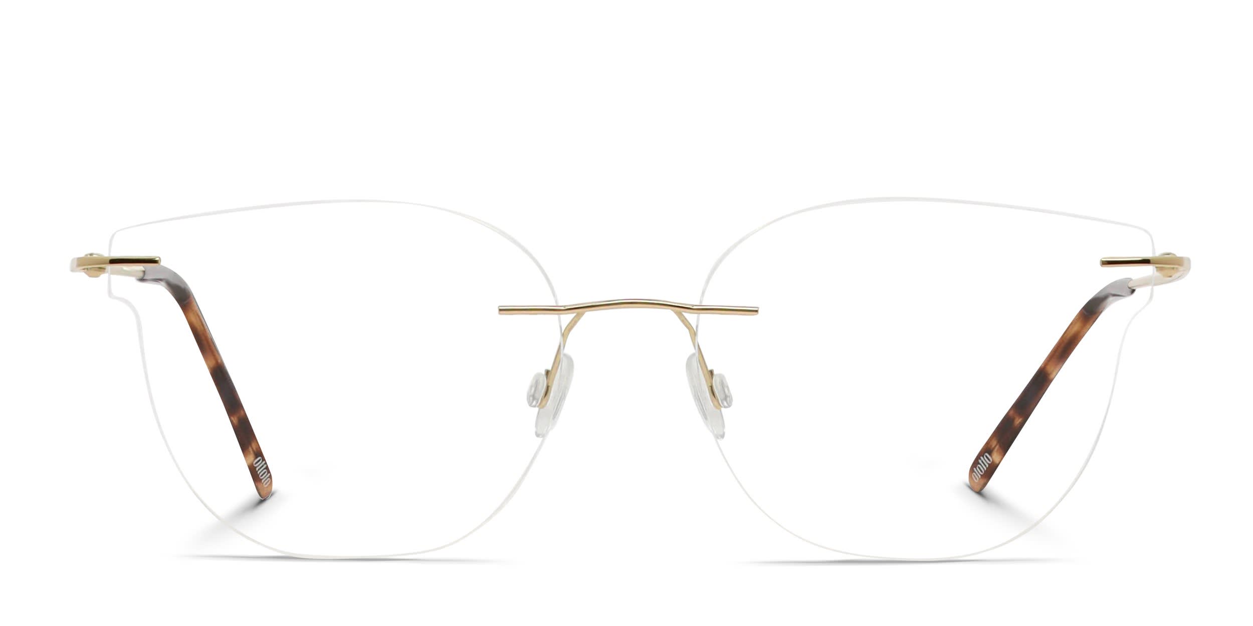 Ottoto Seguro Gold glasses - Gold - Frontal View