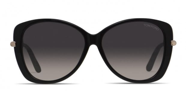 Tom Ford Linda Shiny Black Prescription Sunglasses