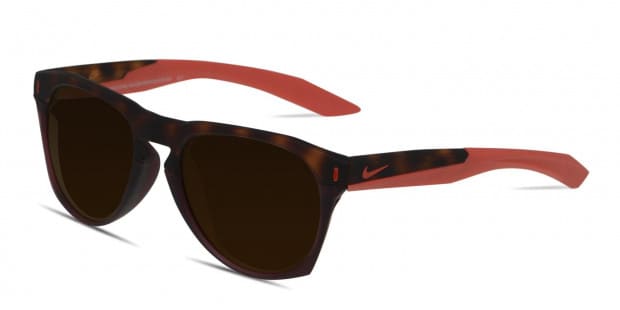 Nike Essential Navigator Tortoise Red Prescription Sunglasses 50 Off Lenses