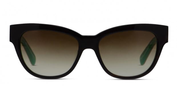 Kate Spade Aisha/S Black/Brown/Green Prescription Sunglasses