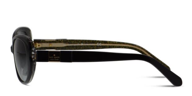Kate Spade Chandra/S Shiny Black/Glitter Prescription Sunglasses display picture 3