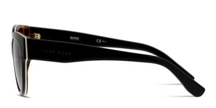 Hugo Boss x Boss 0888/S Black/White/Tortoise glasses - Black / Tortoise / White - Side View