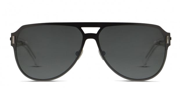 Dior BlacktIe 2.0SD Gunmetal w Clear Prescription Sunglasses