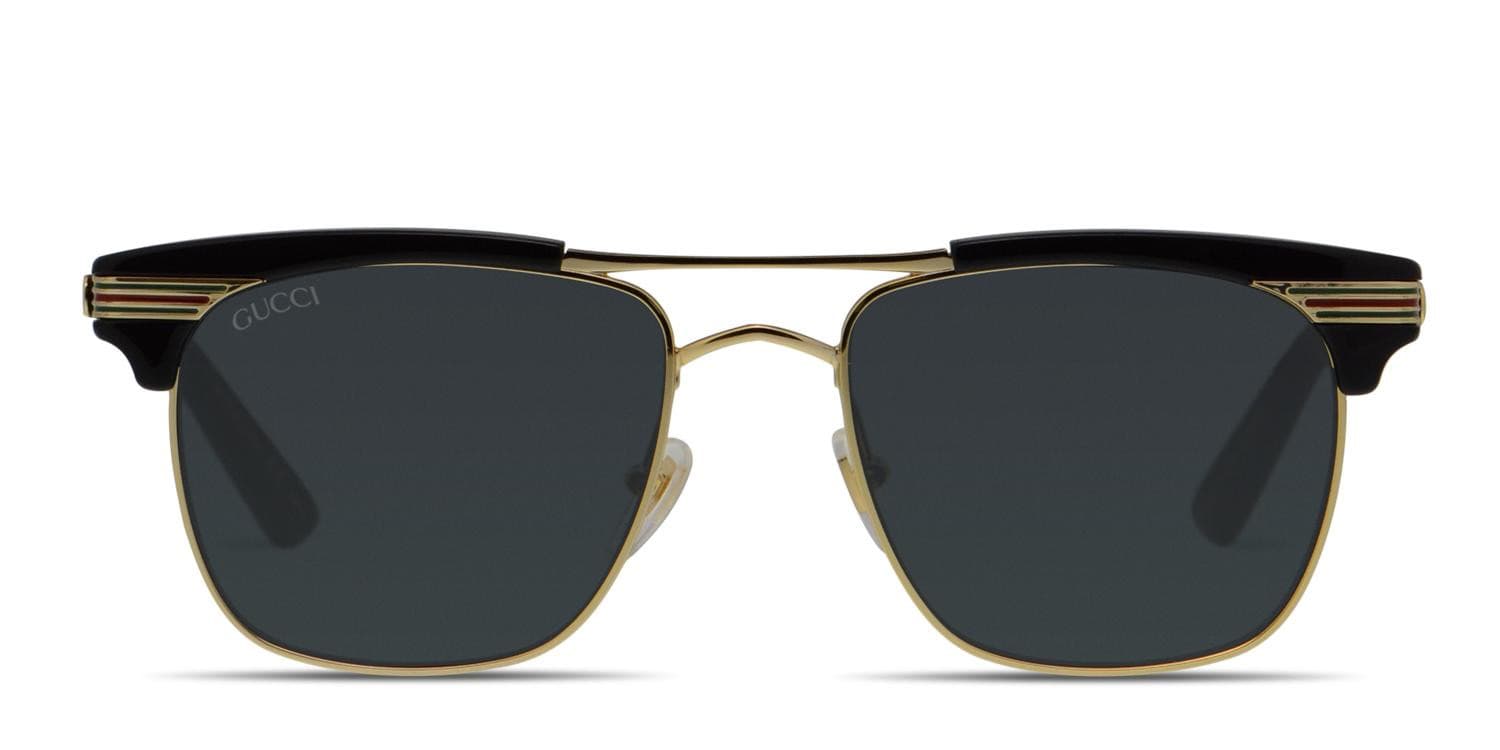 Gucci GG0287S Black, Gold Prescription Sunglasses - 50% Off Lenses