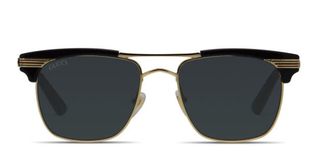 Gucci GG0287S Black, Gold Prescription Sunglasses - 50% Off Lenses