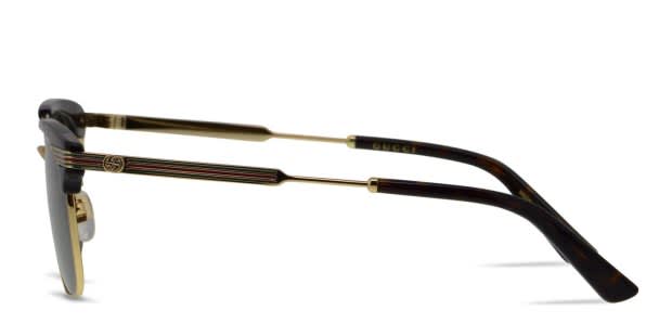 Gucci GG0287S Black, Gold Prescription Sunglasses - 50% Off Lenses