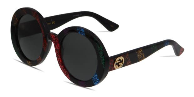 Gucci GG0319S Multicolor/Glitter/Black Prescription Sunglasses display picture 3
