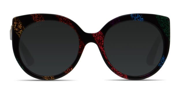 Gucci GG0325S Multicolor/Glitter/Black Prescription Sunglasses display picture 1