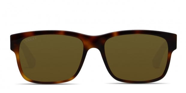Gucci GG0340S Tortoise/Blue/Red Prescription Sunglasses