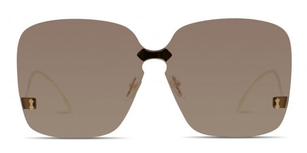 Gucci GG0352S Brown Gold Sunglasses