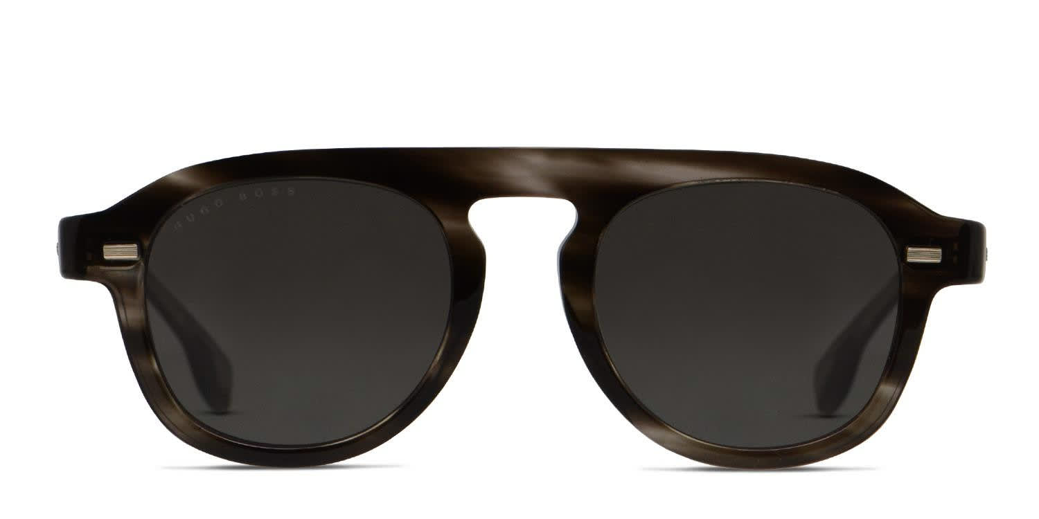 Hugo Boss 1000/S Gray glasses - Gray - Frontal View