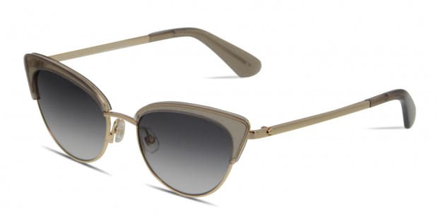 Kate Spade Jahnam S Clear Gold Glitter Prescription Sunglasses