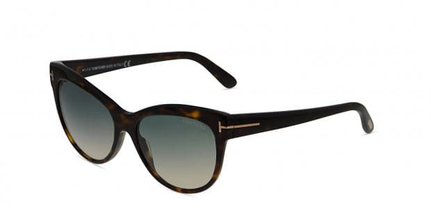 ファッションなデザイン Tom Ford TF430 Lily Brown/Tortoise Prescription Sunglasses 小物