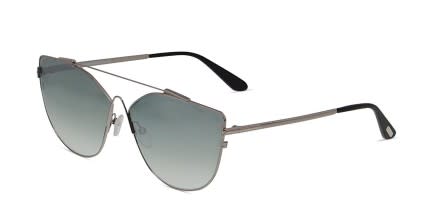Tom Ford TF563 Jacquelyn-02 Gunmetal glasses - Gunmetal - Angle View