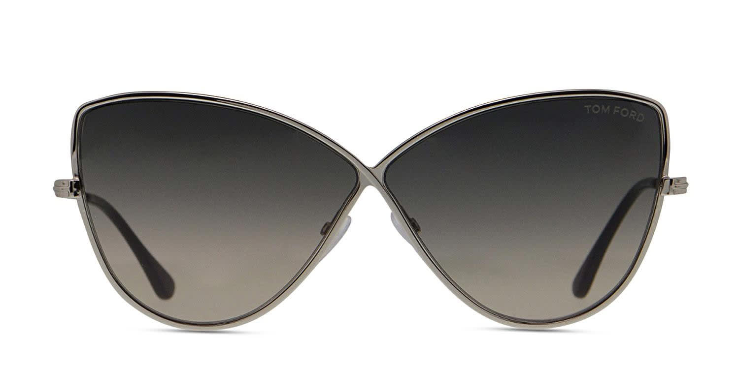 Tom Ford TF569 Elise-02 Silver glasses - Silver - Frontal View